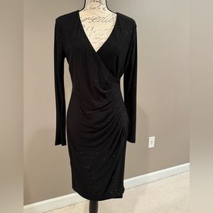 Calvin Klein Black long sleeve dress size 10